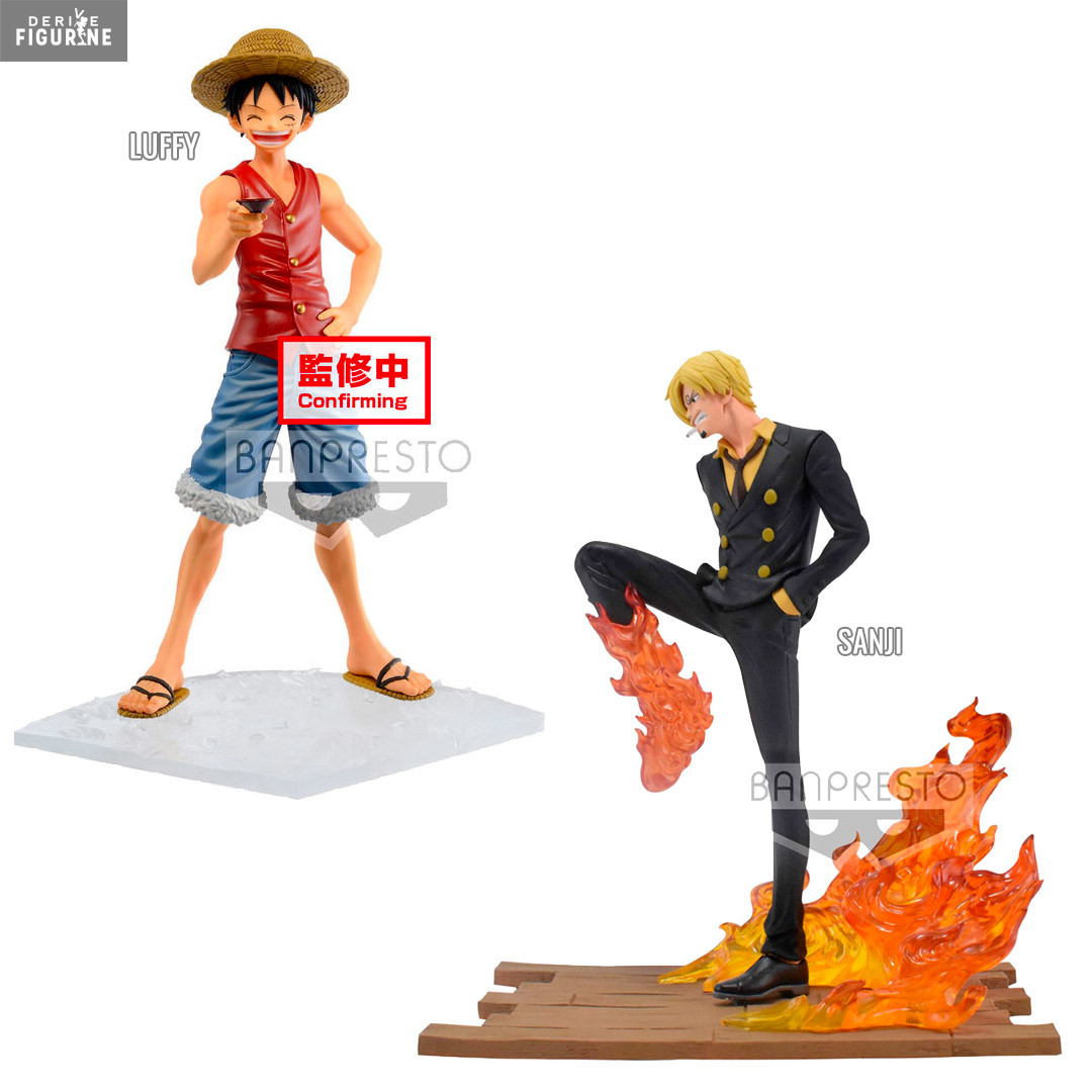 Figure Sanji Log File Selection Fight Vol 2 Or Luffy Magazine Special Ep Vol 1 One Piece Banpresto