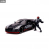 Marvel - Pack vehicle + figure Groot, Black Widow or Venom, Hollywood Rides
