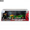 Power Rangers - Pack vehicle + figure Green Ranger or Red Ranger, Hollywood Rides
