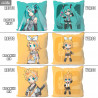 Vocaloid - Taie d'oreiller Hatsune Miku, Kagamine Rin ou Kagamine Len