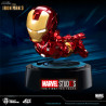 Marvel - Figure lightning diorama Iron Man Mark III The First Ten Years Edition, Chrome floating, Egg Attack