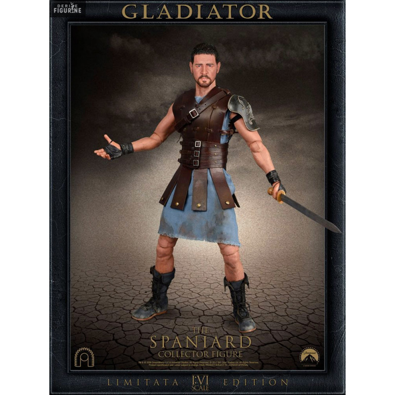 Gladiator - Figure Maximus The Spaniard Gladiator, Collector Figure, Limited Edition to 2 000 copies