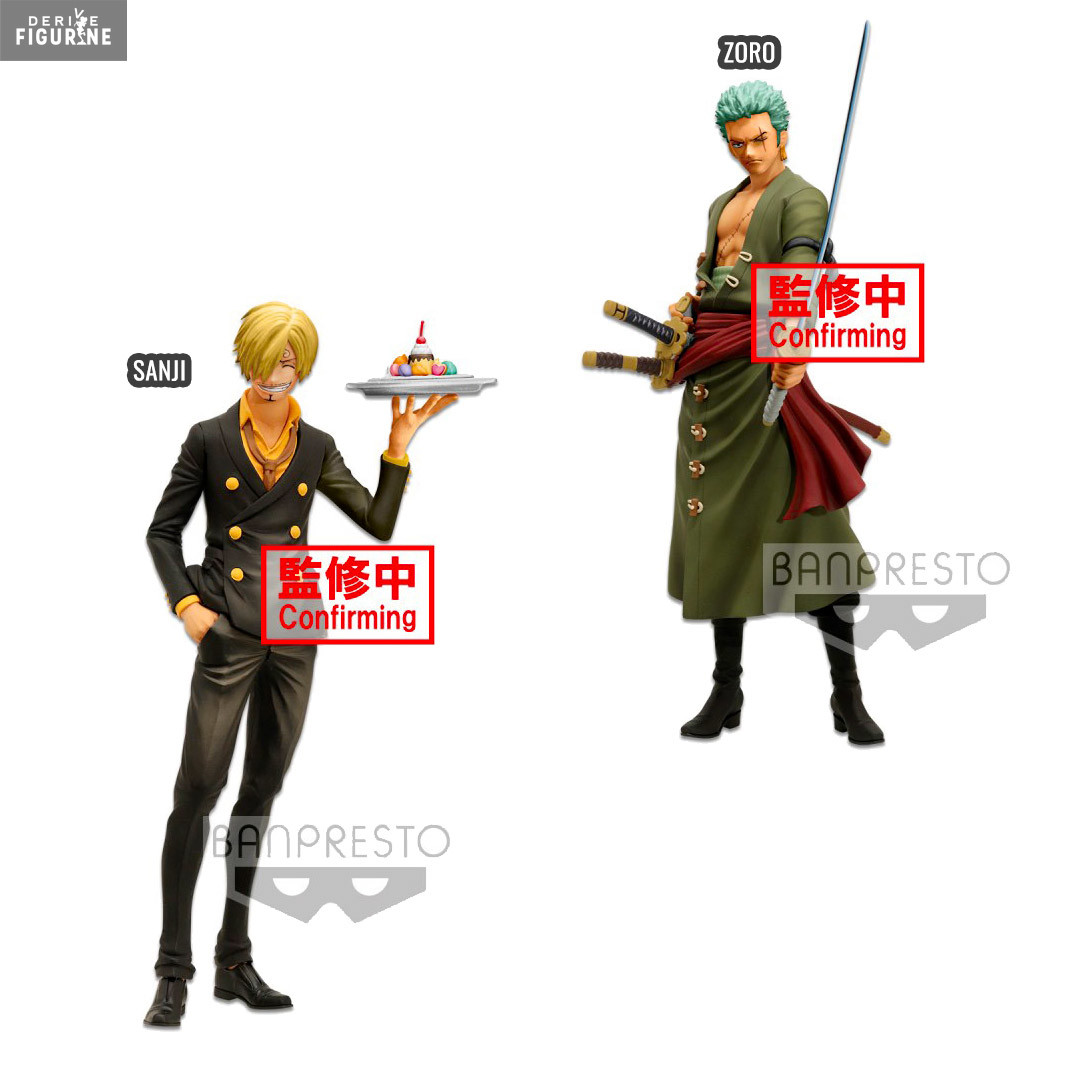 Zoro Roronoa Or Sanji Figure Grandista Nero One Piece Banpresto