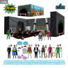 DC Comics - Pack figures Batman 1966 Deluxe Action Figure Box Set, 5 Points