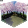 Dioramansion - Cherry Blossom Road decor to display your figurines Nendoroid and FIGMA