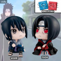 Naruto Shippuden - Pack figurines Itachi & Sasuke Uchiwa, With Gift Look Up