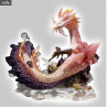 Monster Hunter - Rathian Bubble Fox Wyvern Mizutsune figure, CFB Creators Model