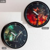 Final Fantasy VII Remake - Wall clock with alarm function, Cloud or Sephiroth