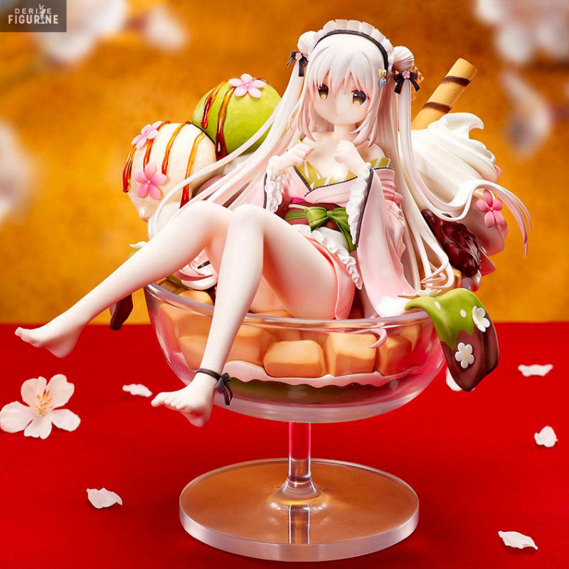 Original Character - Figurine Shiratama Komame from a Shiratama Parfait