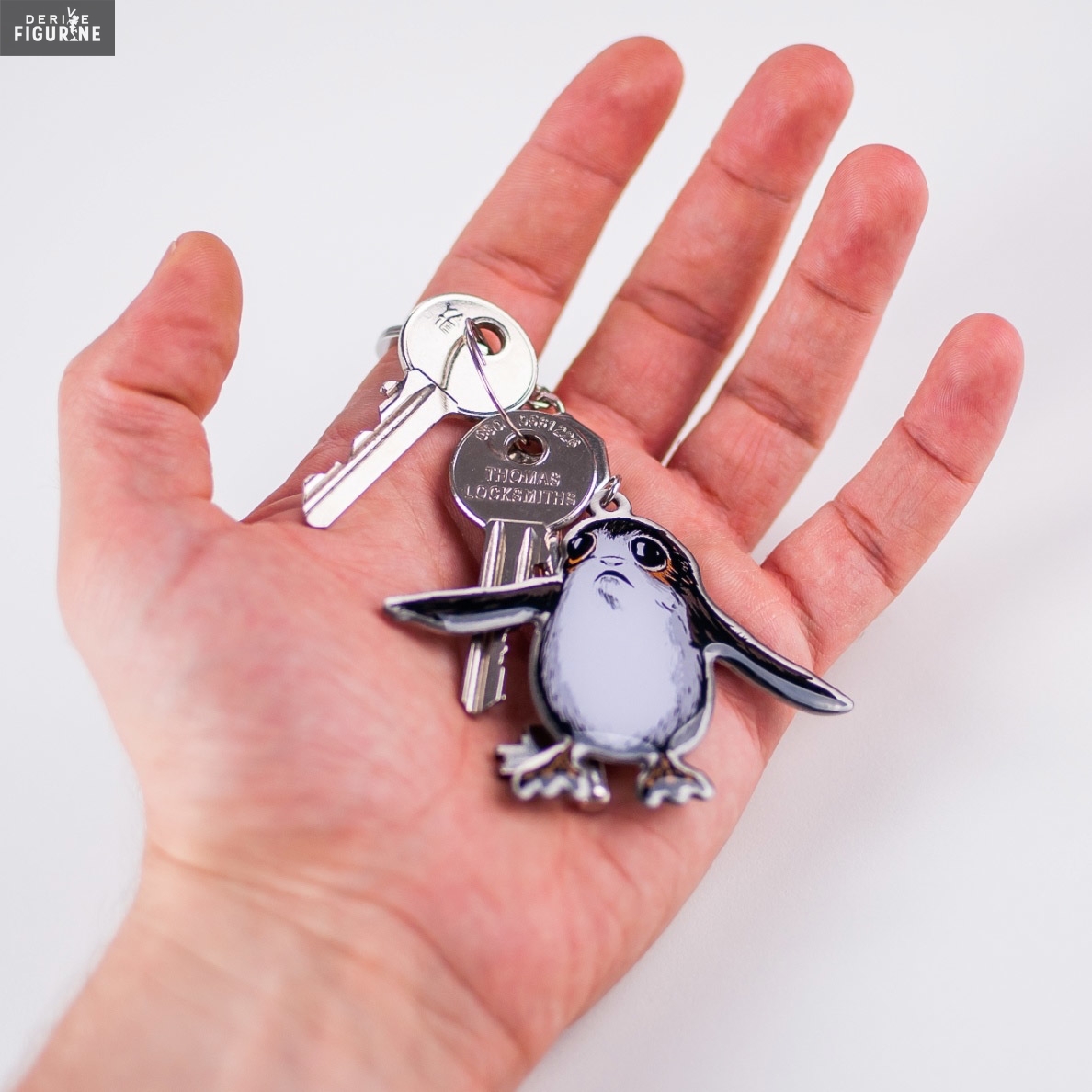 Porte-clés Star Wars Porg En Plumes PU - Officiel, Neuf Avec étiquettes