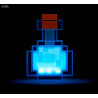 Lampe potion Minecraft qui change de couleur
