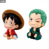 One Piece - Pack Figurines Luffy & Zoro, With Gift Look Up