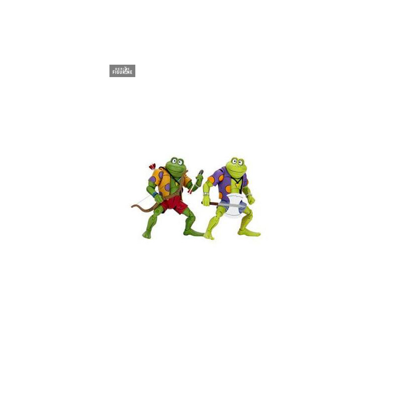 Les Tortues Ninja - Pack 2 figurines Genghis Frog & Rasputin