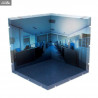 Dioramansion - Decor for figures Cherry Blossoms, Office or Neighborhood (Night)
