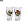 Pack 2 verres The Witcher 3: Wild Hunt - Geralt et Triss avec Yennefer