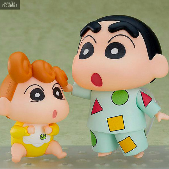 Pack 2 Figurines Shinnosuke Nohara Himawari Pajama Nendoroid Crayon Shin Chan Good Smile Company