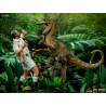 Jurassic Park - Clever Girl figure, Deluxe Art Scale