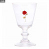 Disney, Beauty and the Beast glass - Rose and castle