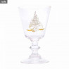 Disney, Beauty and the Beast glass - Rose and castle
