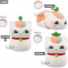 Natsume's Book of Friends - Figurine Triple Nyanko-Sensei A, B ou C, Fluffy Puffy