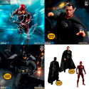 PRÉCOMMANDE - DC Comics, Zack Snyder's Justice League - Pack 3 figurines Batman, Flash et Superman Deluxe Steel Box, One:12