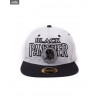 Black Panther Snapback Cap - Metal Badge, Marvel