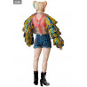 DC Comics, Birds Of Prey - Harley Quinn Caution Tape Jacket figure, MAF EX