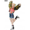 DC Comics, Birds Of Prey - Figurine Harley Quinn Caution Tape Jacket, MAF EX