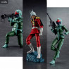 Mobile Suit Gundam - Pack 3 figures Principality of Zeon Army Soldiers, G.M.G