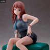 Original Illustration by Doshima - Senior Office Lady With Many Moles figure
