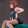 Original Illustration by Doshima - Figurine Senior Office Lady With Many Moles
