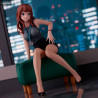 Original Illustration by Doshima - Senior Office Lady With Many Moles figure