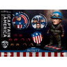Marvel, The Infinity Saga - Captain America figure Deluxe, Egg Attack