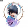 Naruto Shippuden - Naruto Uzumaki (Fujin) and Sasuke Uchiwa (Raijin) pack 2 figures, Petit Chara Land