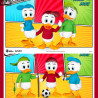 Disney DuckTales - Figurine Riri, Fifi et Loulou, Dynamic 8ction Heroes