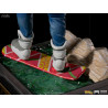 Retour vers le Futur II - Figurine Marty McFly on Hoverboard, Art Scale