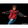 Retour vers le Futur II - Figurine Marty McFly on Hoverboard, Art Scale
