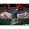 Retour vers le Futur II - Figurine Marty McFly on Hoverboard, Art Scale