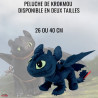 Peluche DreamWorks Dragons - Krokmou disponible en deux tailles