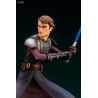 Star Wars The Clone Wars - Figurine Anakin Skywalker ou Obi-Wan Kenobi, ARTFX