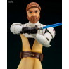 Star Wars The Clone Wars - Figurine Anakin Skywalker ou Obi-Wan Kenobi, ARTFX