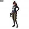 Final Fantasy VII Remake - Jessie figure three different versions, Play Arts Kai