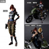 Final Fantasy VII Remake - Figurine Jessie trois versions différentes, Play Arts Kai