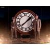 Retour vers le Futur III - Figurine Marty and Doc at the Clock, Deluxe Art Scale