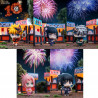 Naruto Shippuden - Pack 10 figurines 10th Anniversary, Petit Chara Land