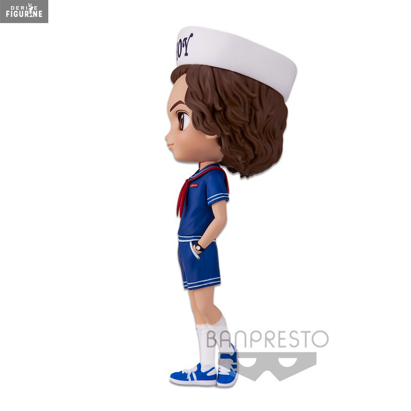 BANPRESTO Stranger Things – Dustin – Q POSKET Figur 13 Cm – Offizielles Bandai Namco Produkt