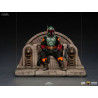 Star Wars The Mandalorian - Figure Boba Fett alone or Boba Fett & Fennec, on Throne Art Scale