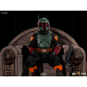 Star Wars The Mandalorian - Figure Boba Fett alone or Boba Fett & Fennec, on Throne Art Scale