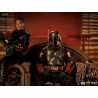 Star Wars The Mandalorian - Figure Boba Fett alone or Boba Fett & Fennec, on Throne Art Scale