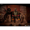 Star Wars The Mandalorian - Figure Boba Fett alone or Boba Fett & Fennec, on Throne Art Scale